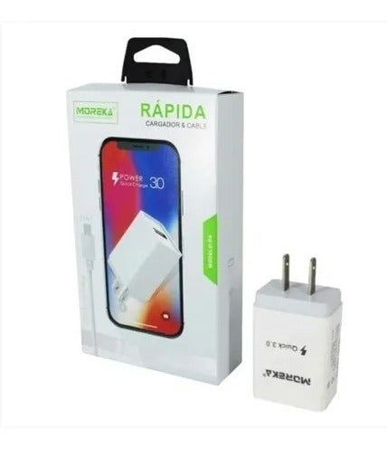Cargador D4 Cubo 3.5A Compatible Con Android Tipo c - Imagen 1