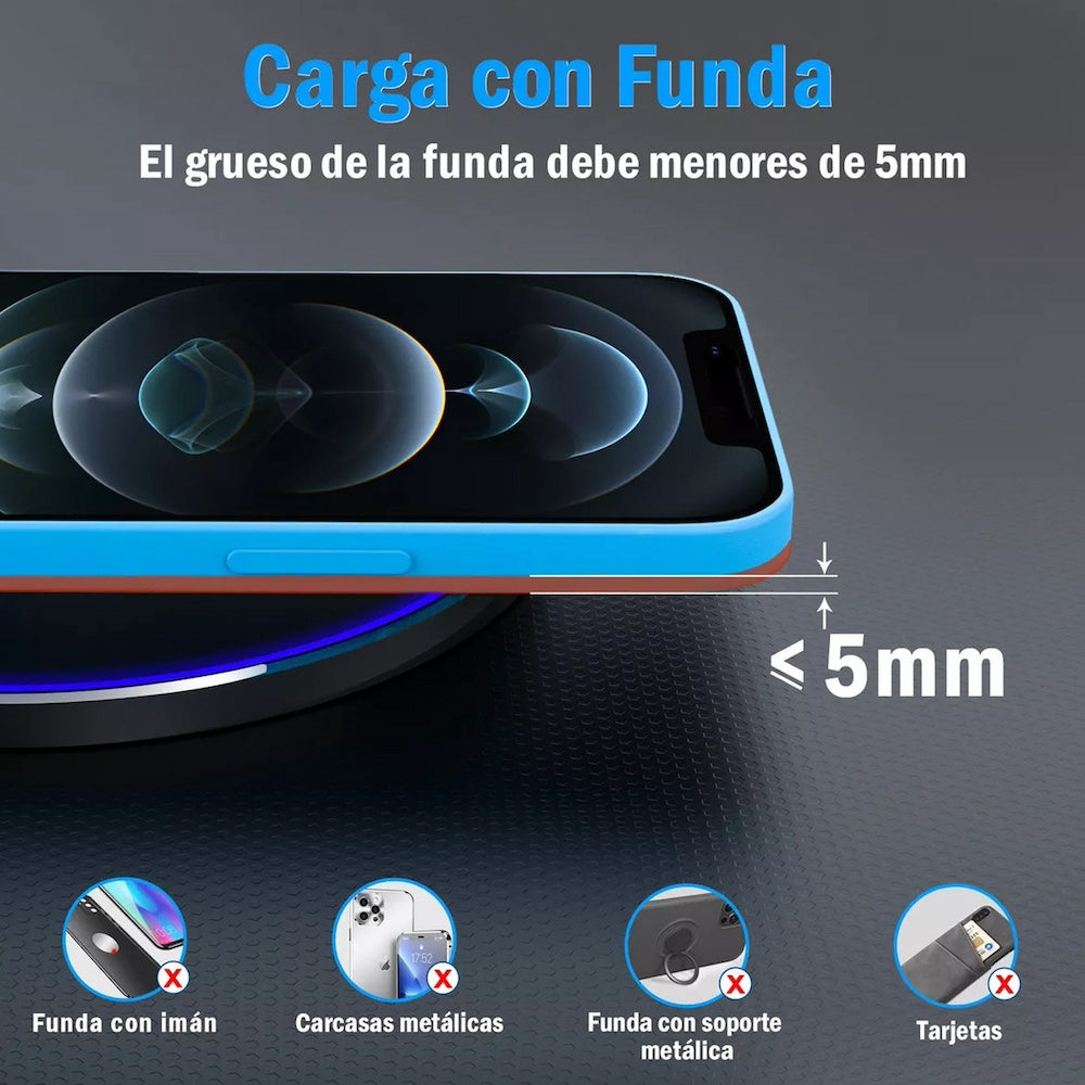 Cargador Magnetico Inálambrico 15W Moreka WX-004 - Imagen 4