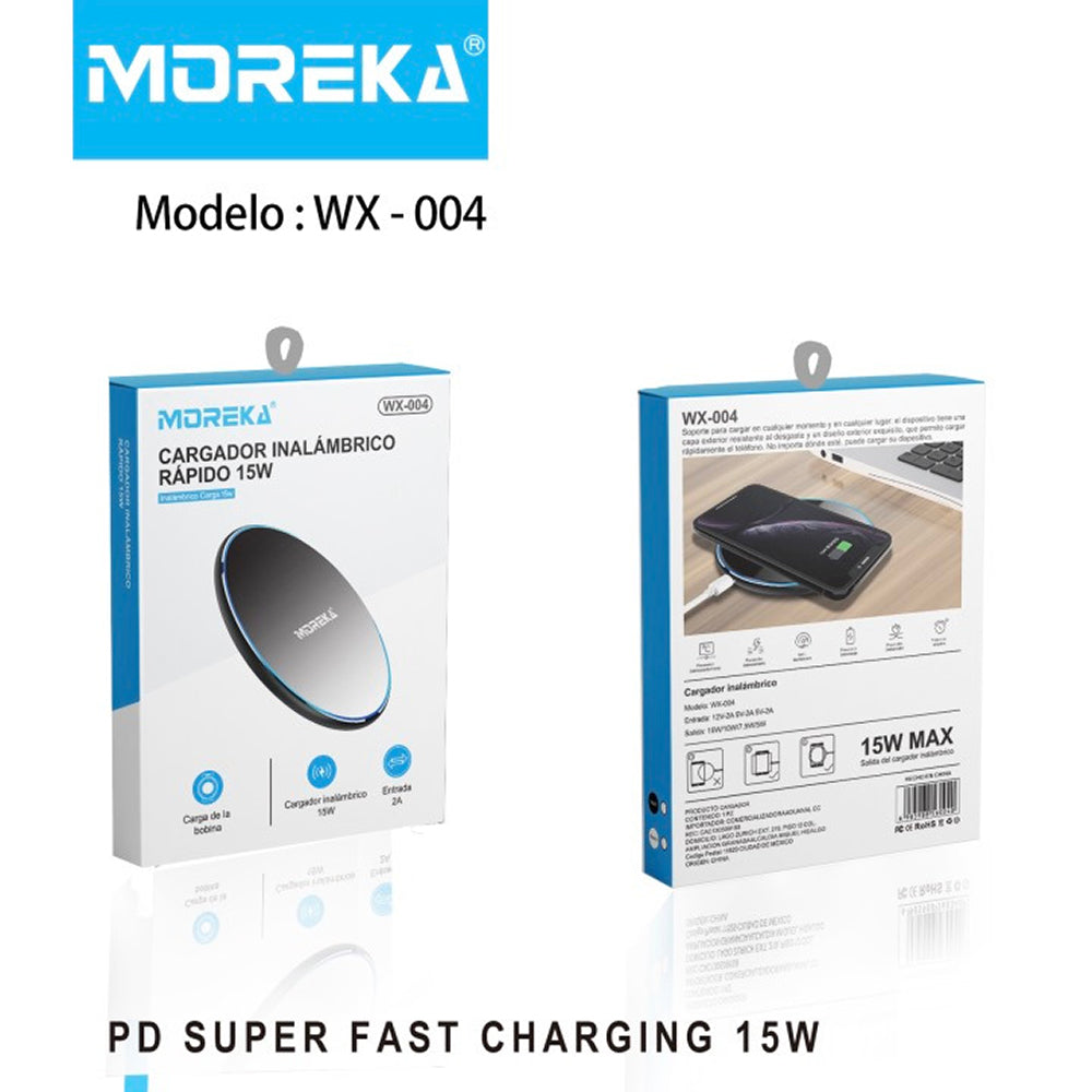 Cargador Magnetico Inálambrico 15W Moreka WX-004 - Imagen 5