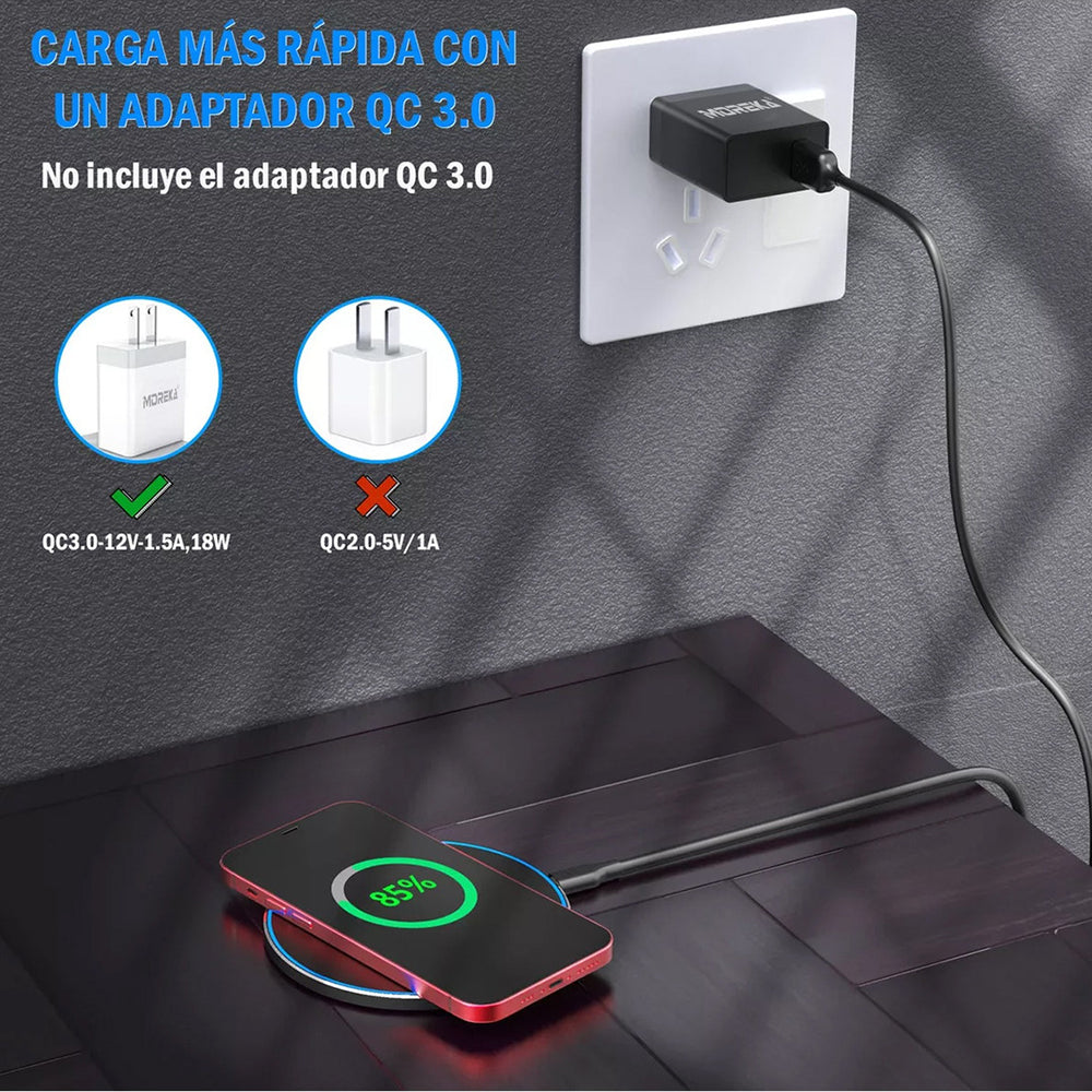 Cargador Magnetico Inálambrico 15W Moreka WX-004 - Imagen 8