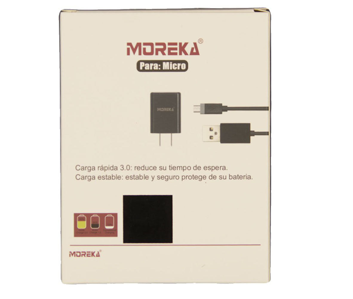 Cargador Moreka 18w 3.0A cable tipo C - Imagen 5