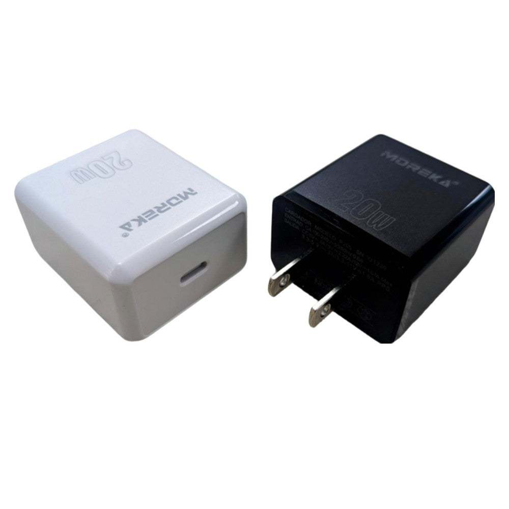Cargador 20W Moreka P205 puerto tipo C Cubo - Imagen 7