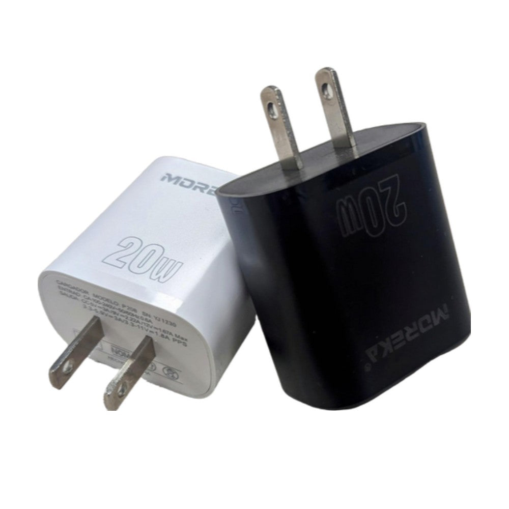 Cargador 20W Moreka P208 puerto tipo C Cubo - Imagen 2