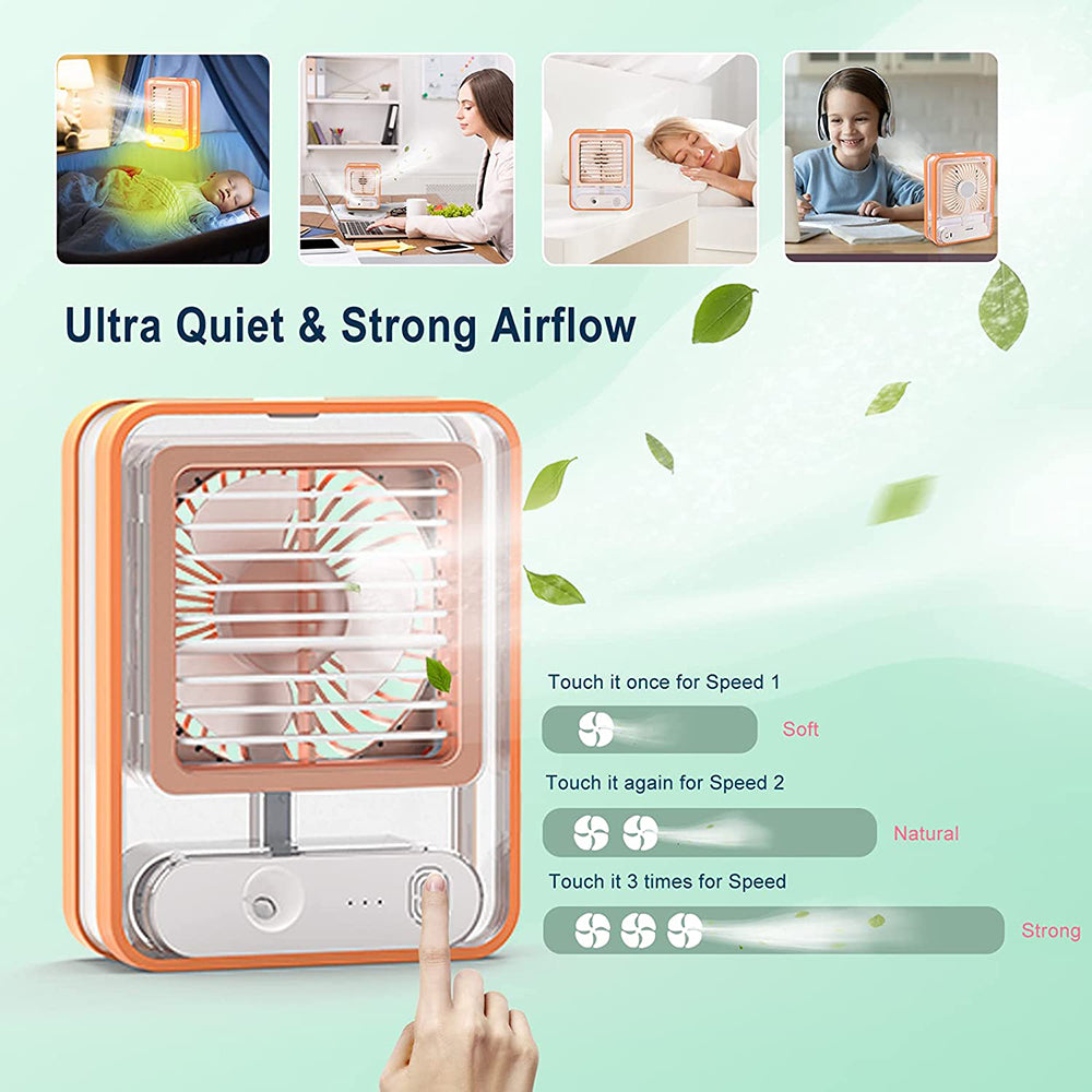 Mini Aire Acondicionado Portatil Enfriador Clima Moreka LFJ235 - Imagen 3