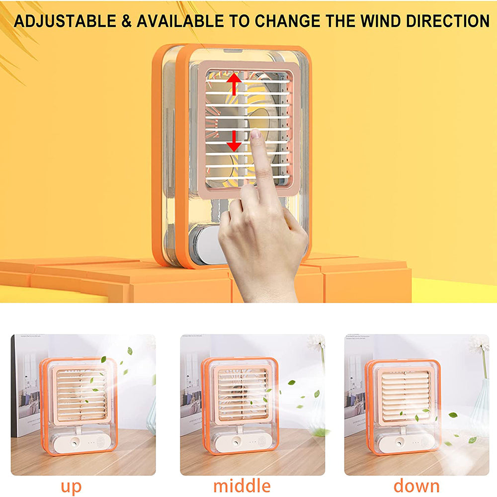 Mini Aire Acondicionado Portatil Enfriador Clima Moreka LFJ235 - Imagen 5