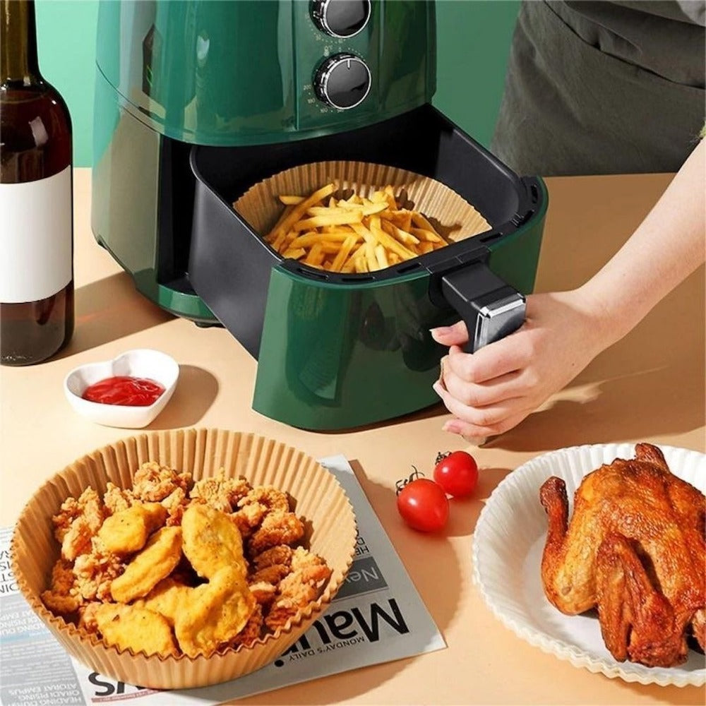 Forro De Papel Desechable Para Horno - freidora De Aire 50 Pzs - Imagen 2