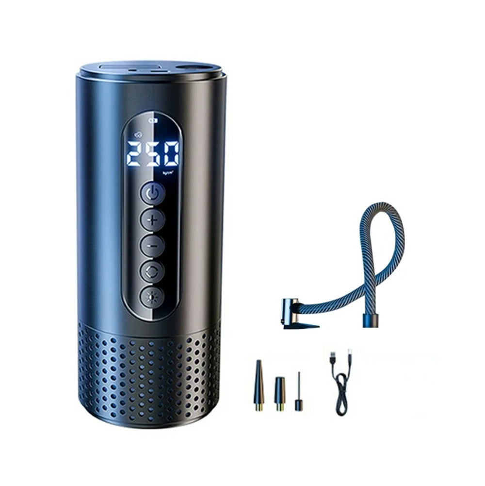 Compresor Aire Auto Electrico Portatil 120w Inflador 12v Digital EG-209 - Imagen 1