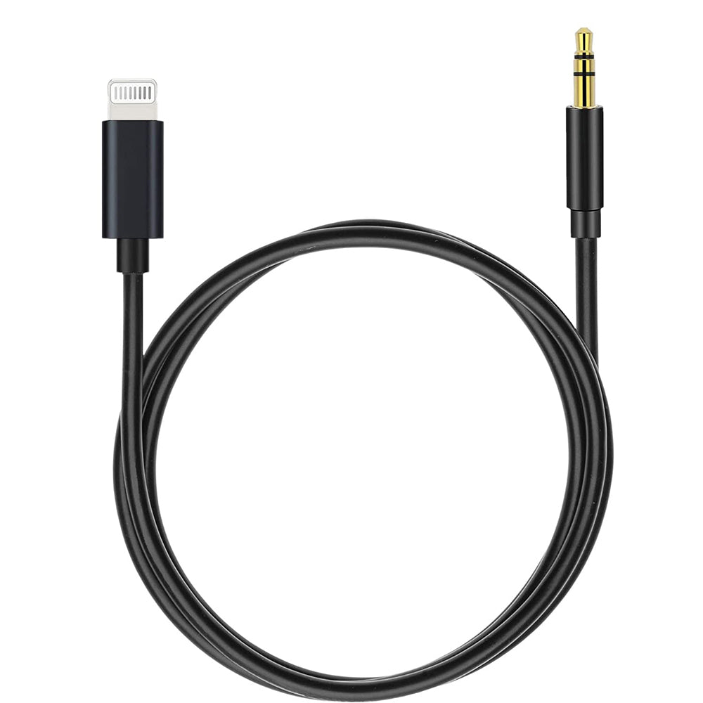 Convertidor tipo Lightning a 3.5mm Auxiliar Audio AU-11 1M - Imagen 1