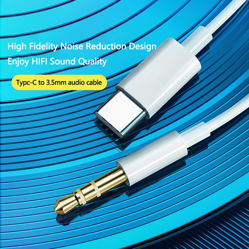Convertidor tipo C a 3.5mm Auxiliar Audio AU-10 1M - Imagen 8