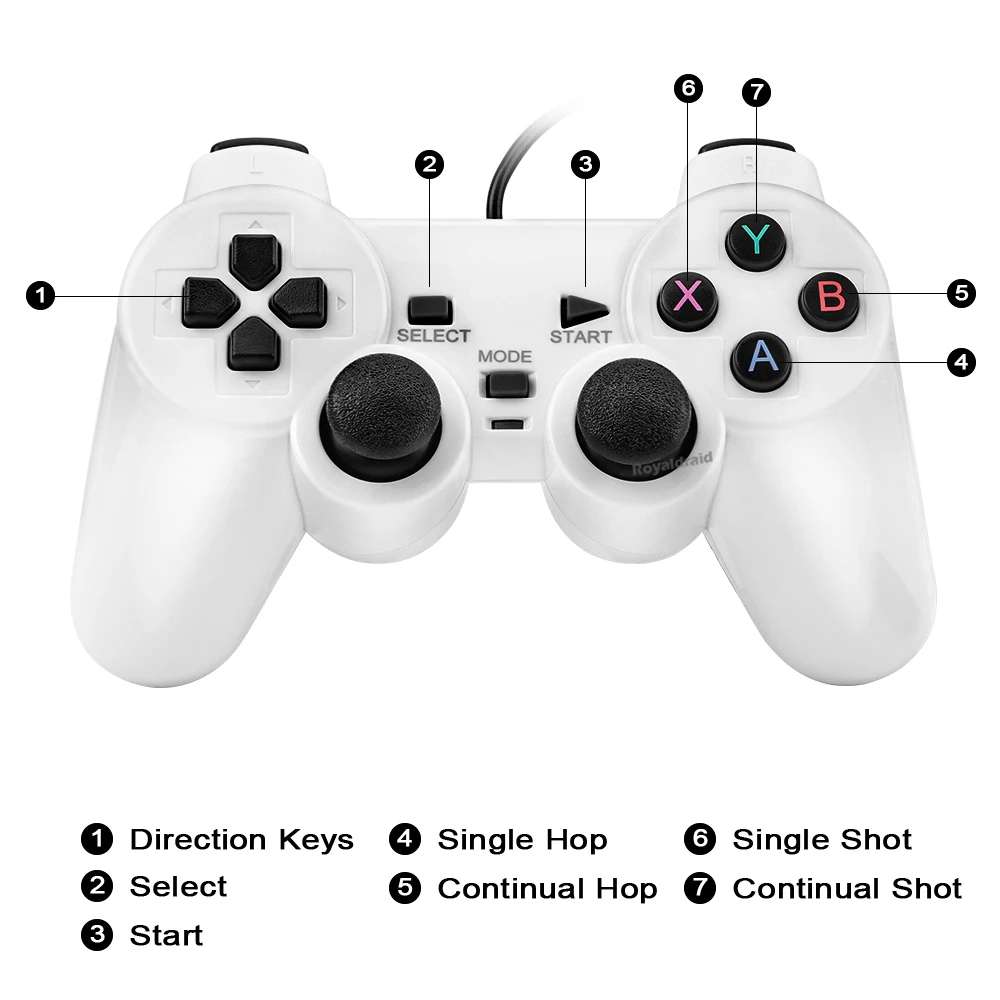 Consola de videojuegos GS5 Pro 620 juegos 8 bitsm portáti 2 controles - Imagen 8