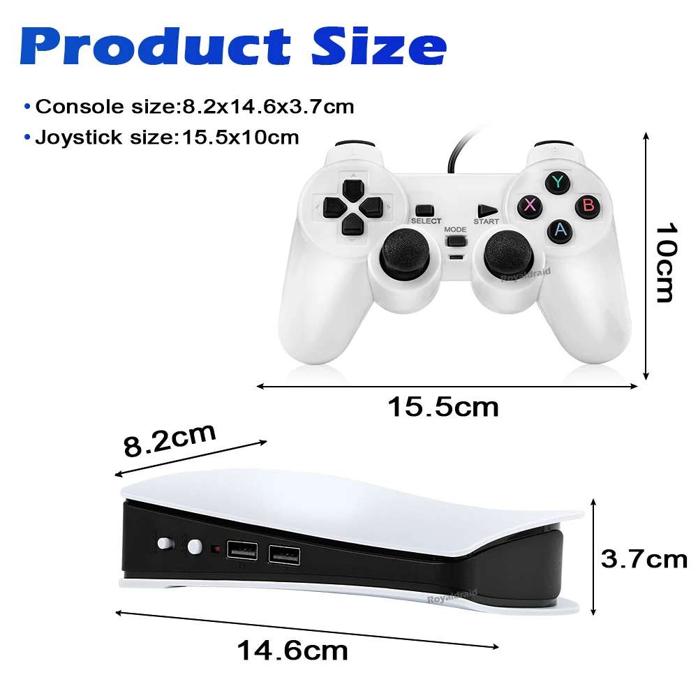 Consola de videojuegos GS5 Pro 620 juegos 8 bitsm portáti 2 controles - Imagen 9
