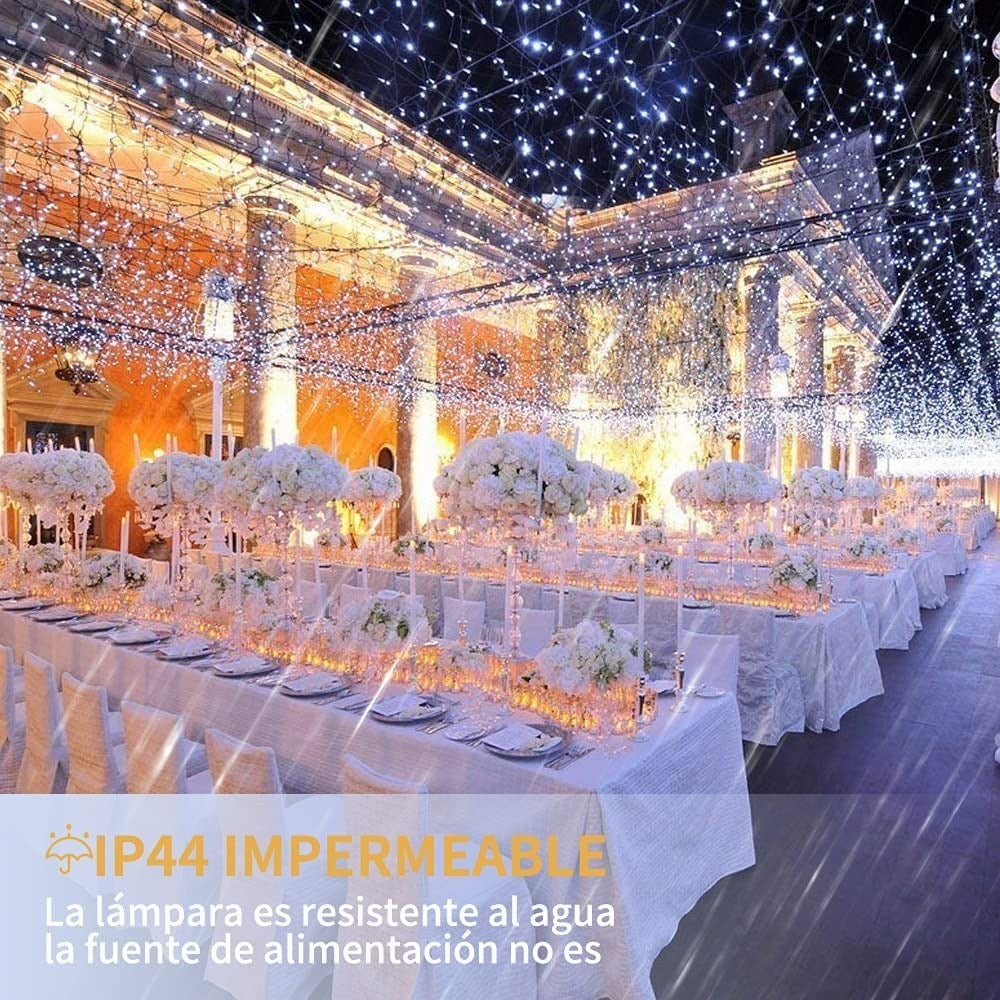 Cortina Serie Luces 300 Led Decorativas Usb 3x3m USB - Imagen 6