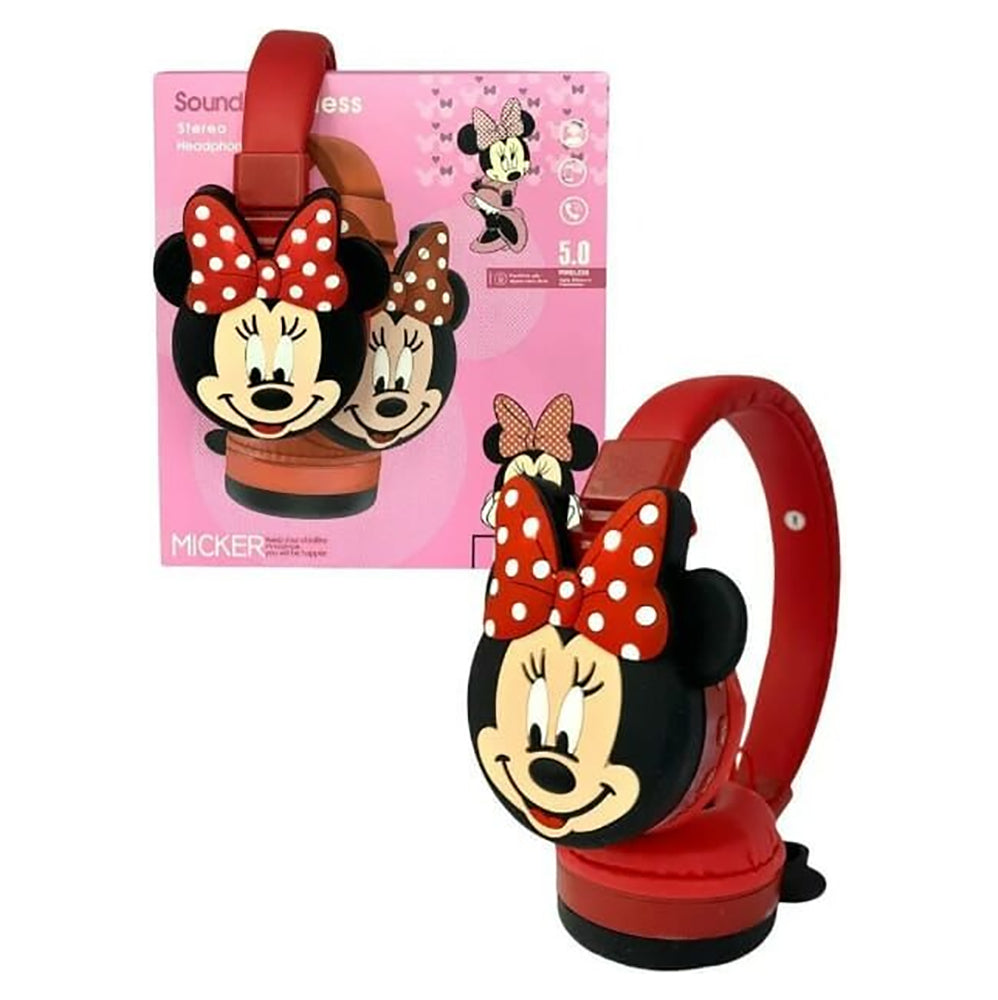 Audífonos Diadema Bluetooth Minnie Inalámbrico Plegable - Imagen 2