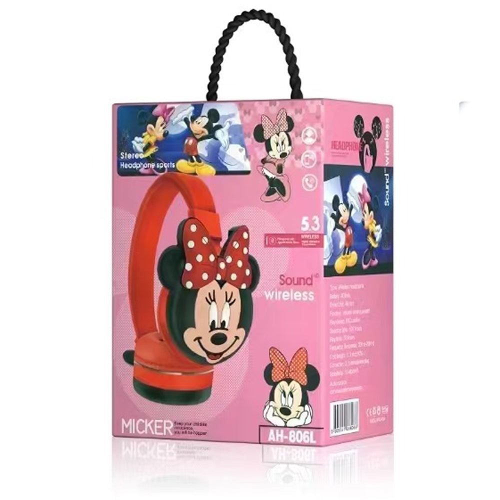 Audífonos Diadema Bluetooth Minnie Inalámbrico Plegable - Imagen 4