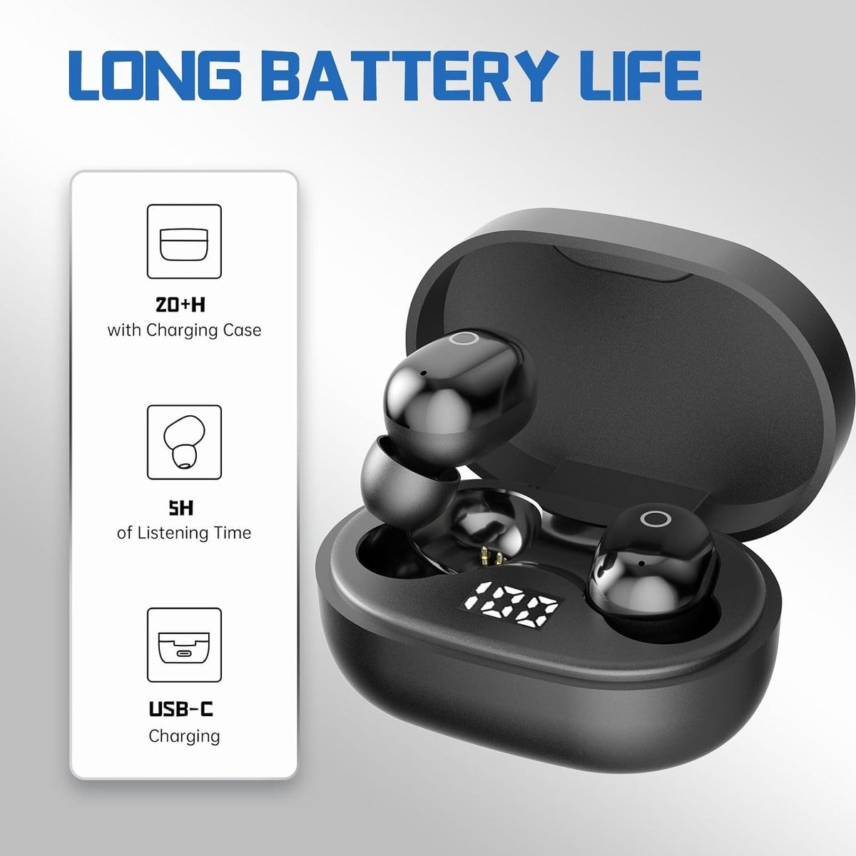 Audífonos Bluetooth Moreka E308 200mAh 5.3 - Imagen 7
