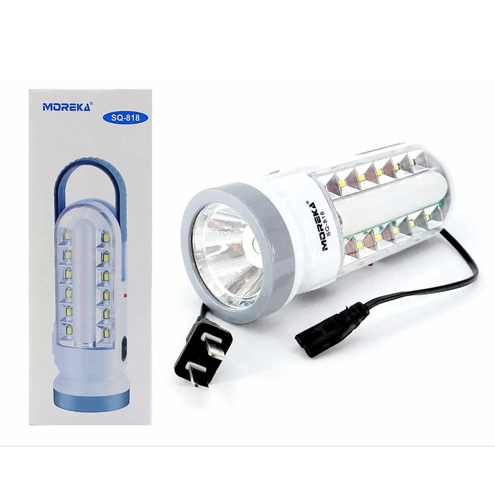 Lámpara Emergencia Moreka SQ-818, 5W, 8Hrs. 30 LEDS Recargable - Imagen 1