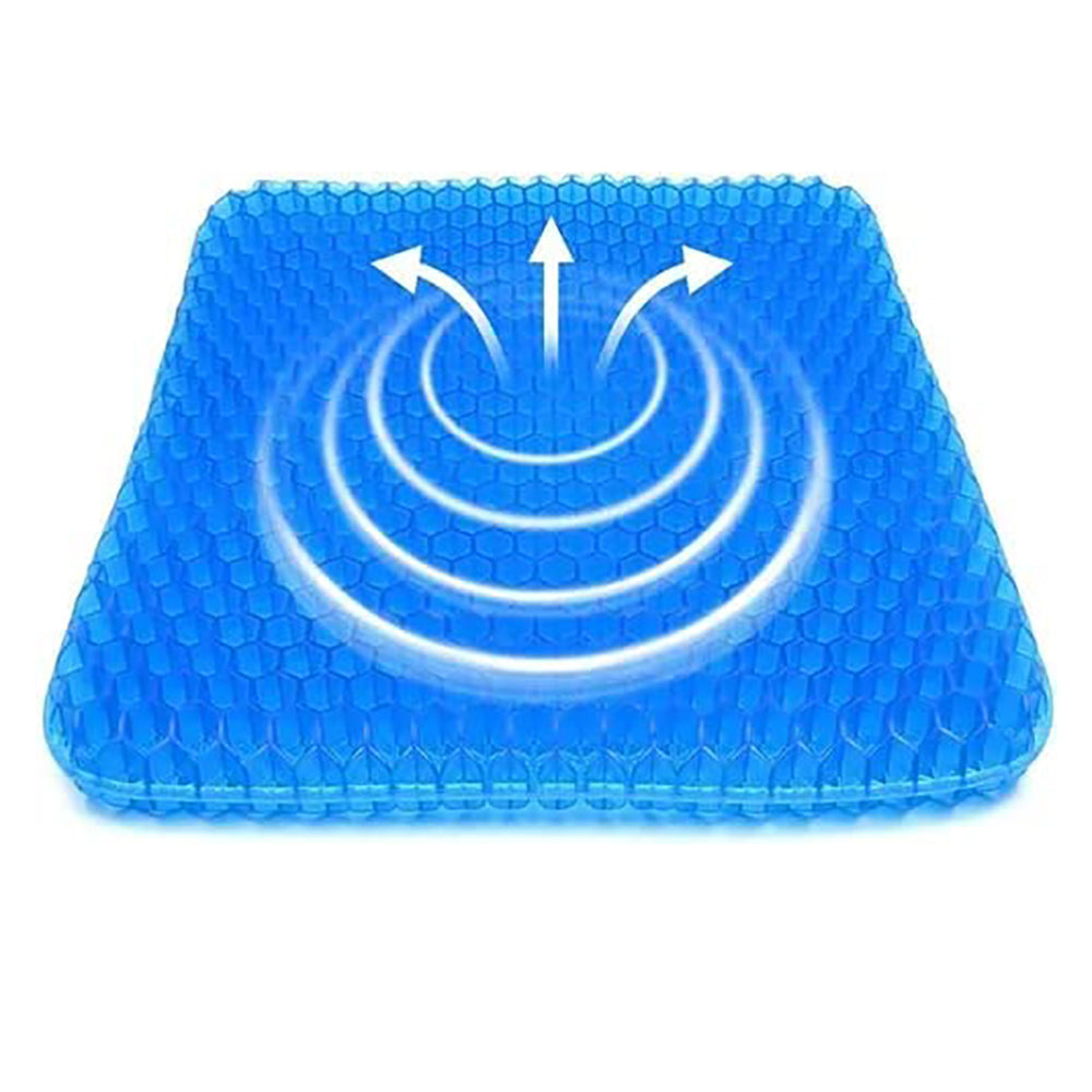 Cojin Gel Silicon Ergonomico Panal Comodo Asiento Auto Silla - Imagen 3