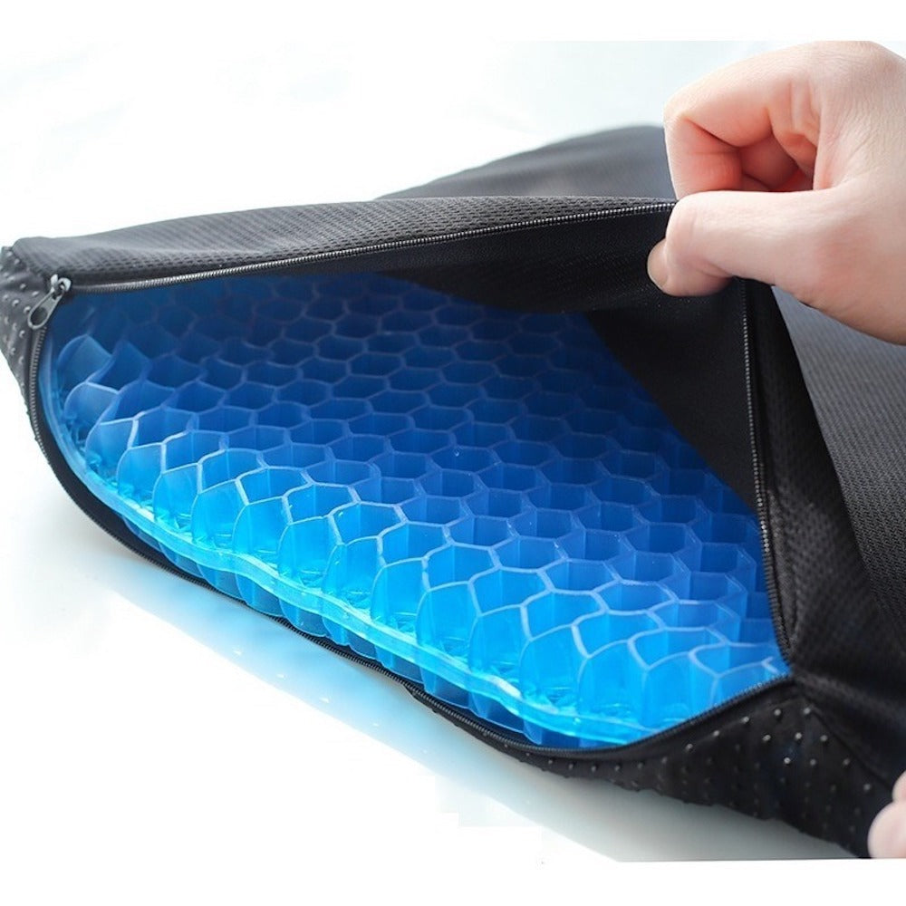 Cojin Gel Silicon Ergonomico Panal Comodo Asiento Auto Silla - Imagen 7