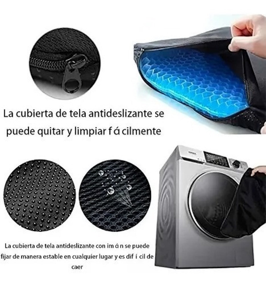 Cojin Gel Silicon Ergonomico Panal Comodo Asiento Auto Silla - Imagen 9