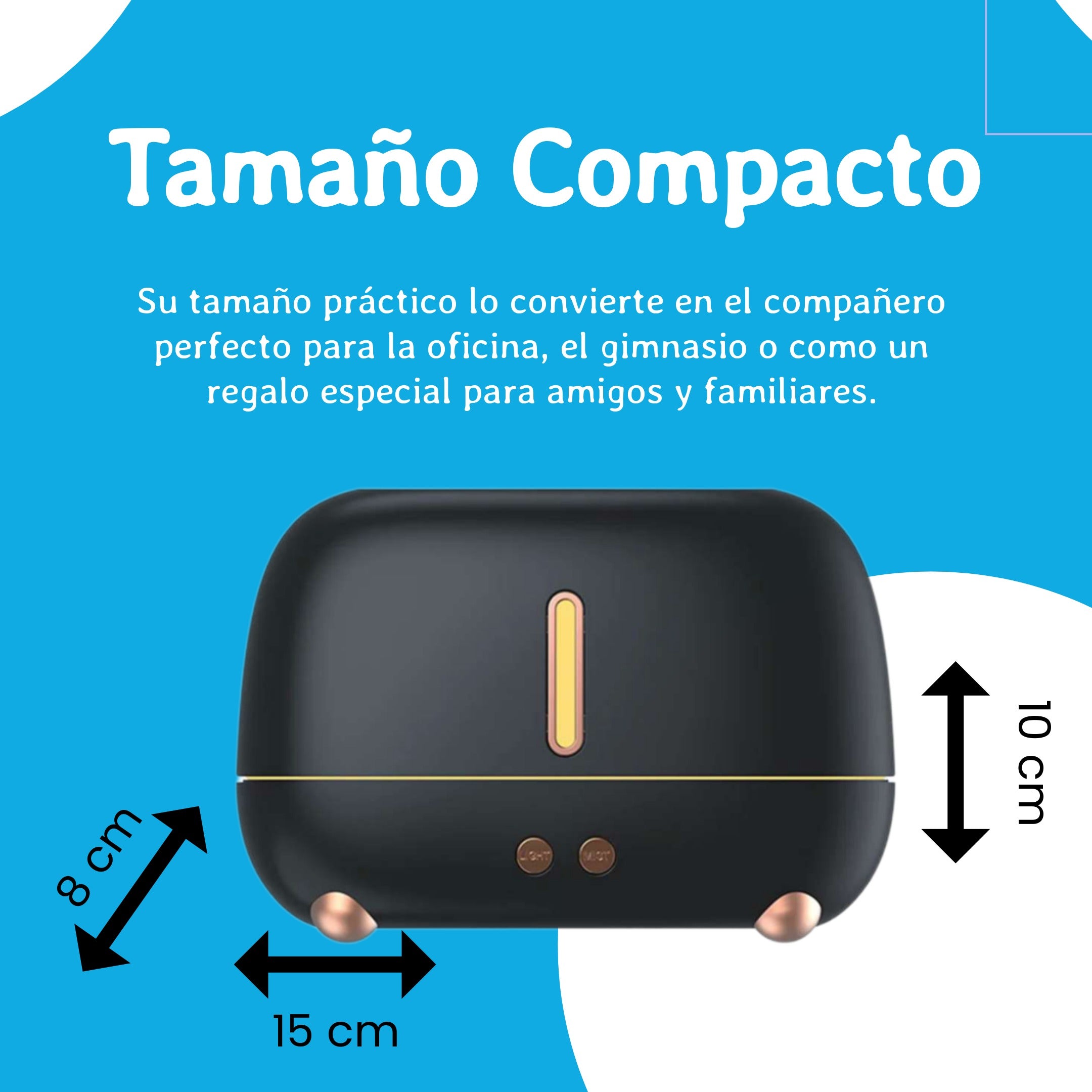 Humificador de llama Portatil A318 Aromaterapia - Imagen 3