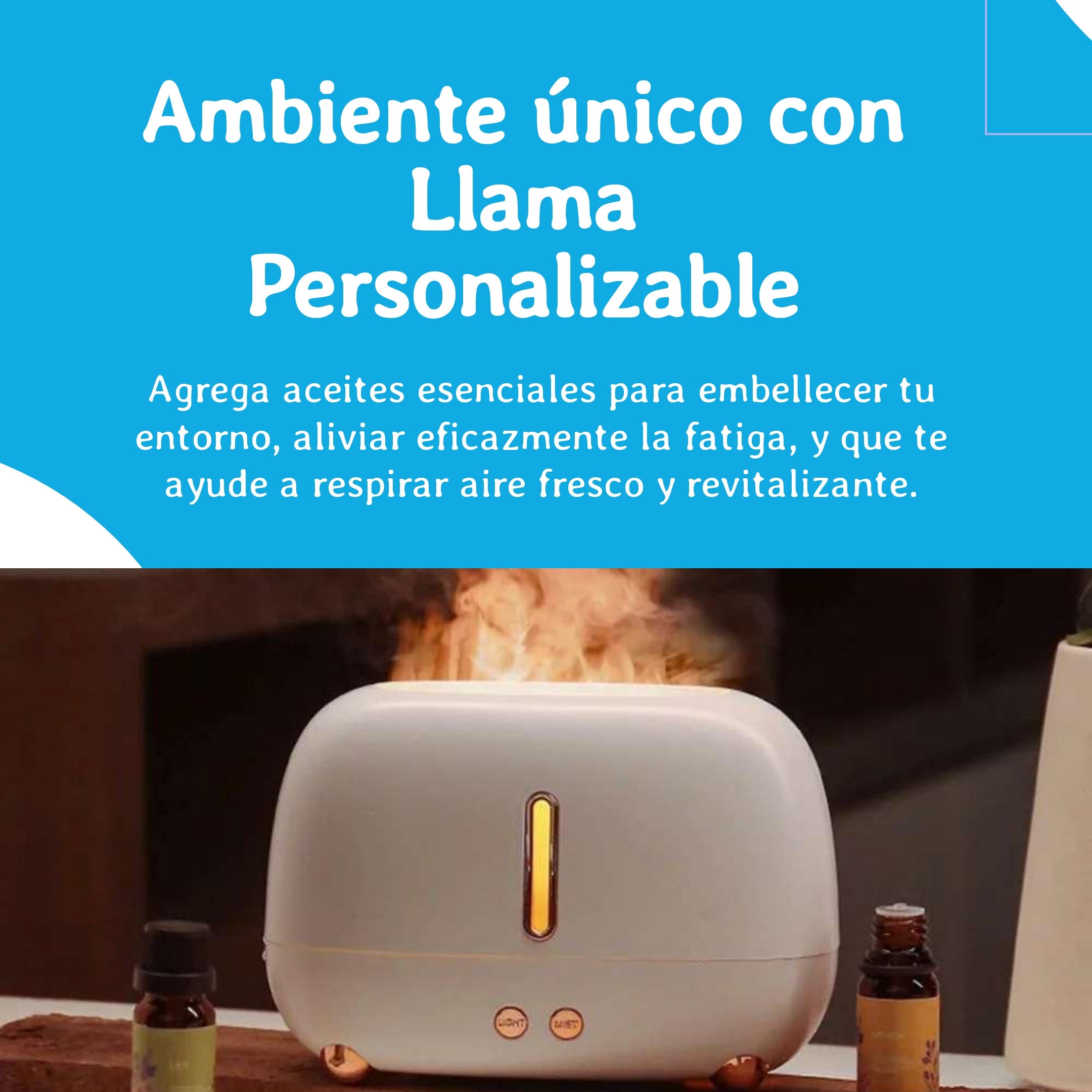 Humificador de llama Portatil A318 Aromaterapia - Imagen 5
