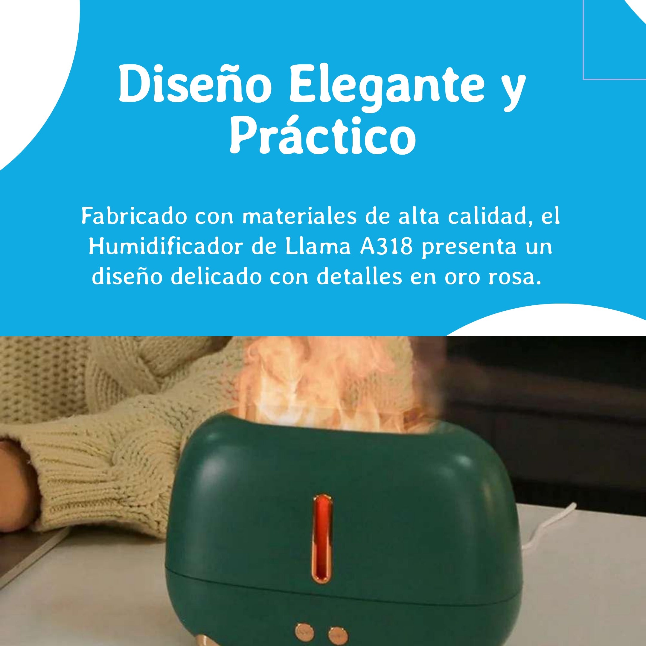 Humificador de llama Portatil A318 Aromaterapia - Imagen 6