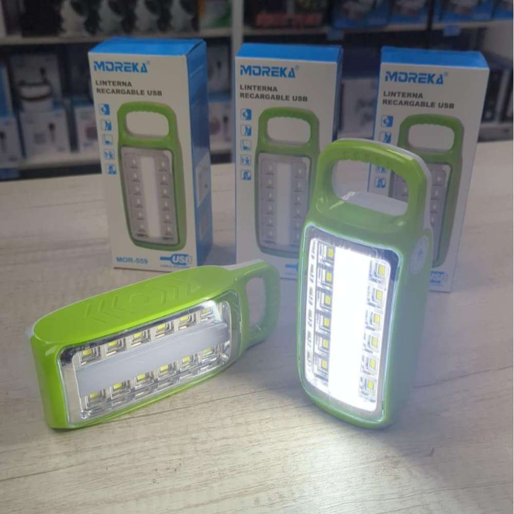 Lampara de Emergencia portátil Moreka MOR-559 14 Leds Recargable - Imagen 4