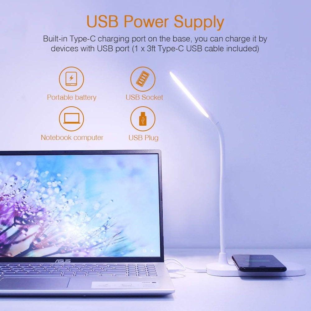 Lámpara de mesa de carga inalámbrica Sensor táctil TYV-2083 - Imagen 6