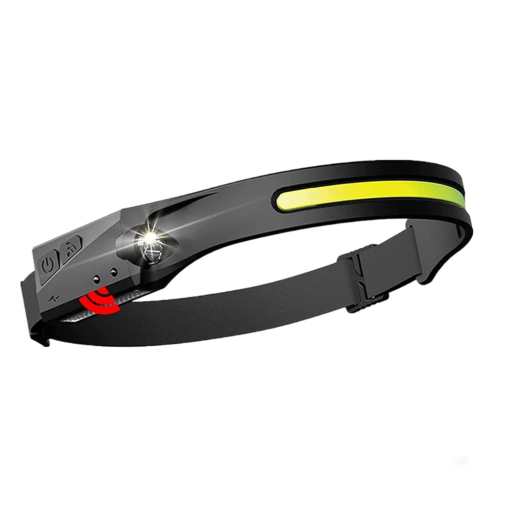 Lámpara De Cabeza Linterna Minero Recargable Con Sensor Moreka M-G28 - Imagen 1