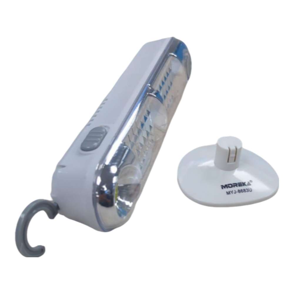 Lampara de Emergencia portátil Moreka MYJ-8683U 43 Leds recargable gancho pegable - Imagen 6