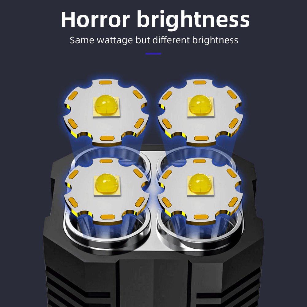 Linterna super brillante de 4 Leds + COB Recargable Moreka 508 - Imagen 3