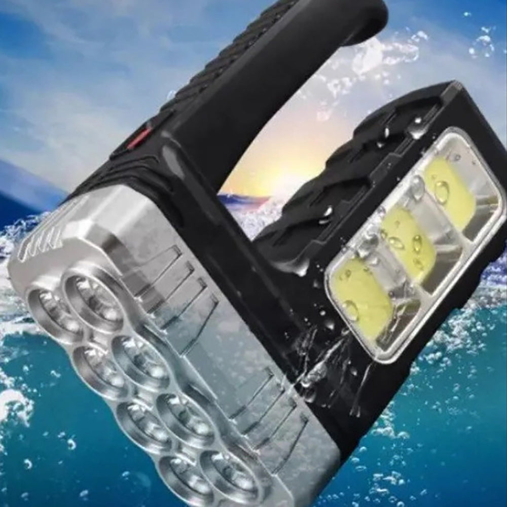 Linterna super brillante de 8 Leds + COB Solar Moreka 7702A - Imagen 6
