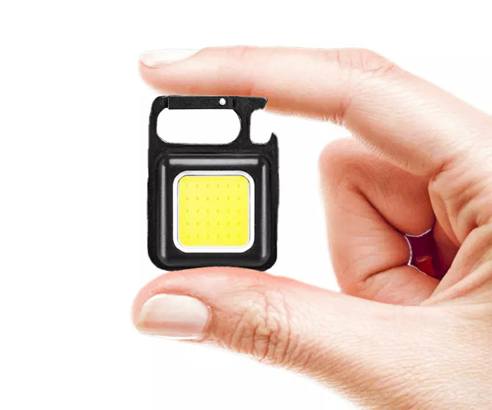Lampara Mini 800 Lumens Iman Usb Tipo C Llavero Destapador Moreka LJ-058 - Imagen 11