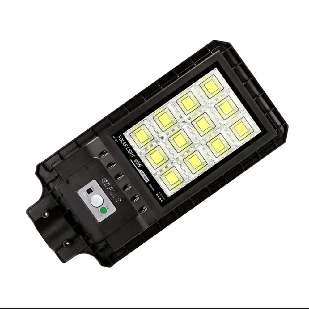 Luminaria Suburbana Alumbrado Publico Solar 200W con Sensor Movimiento GD-98200 - Imagen 1