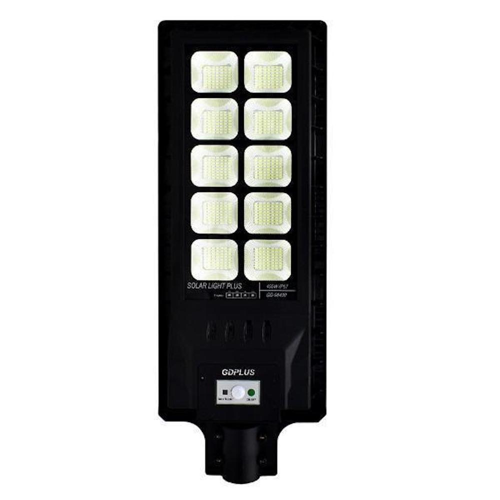 Luminaria Suburbana Alumbrado Publico Solar 400W con Sensor Movimiento GD-98400 - Imagen 3