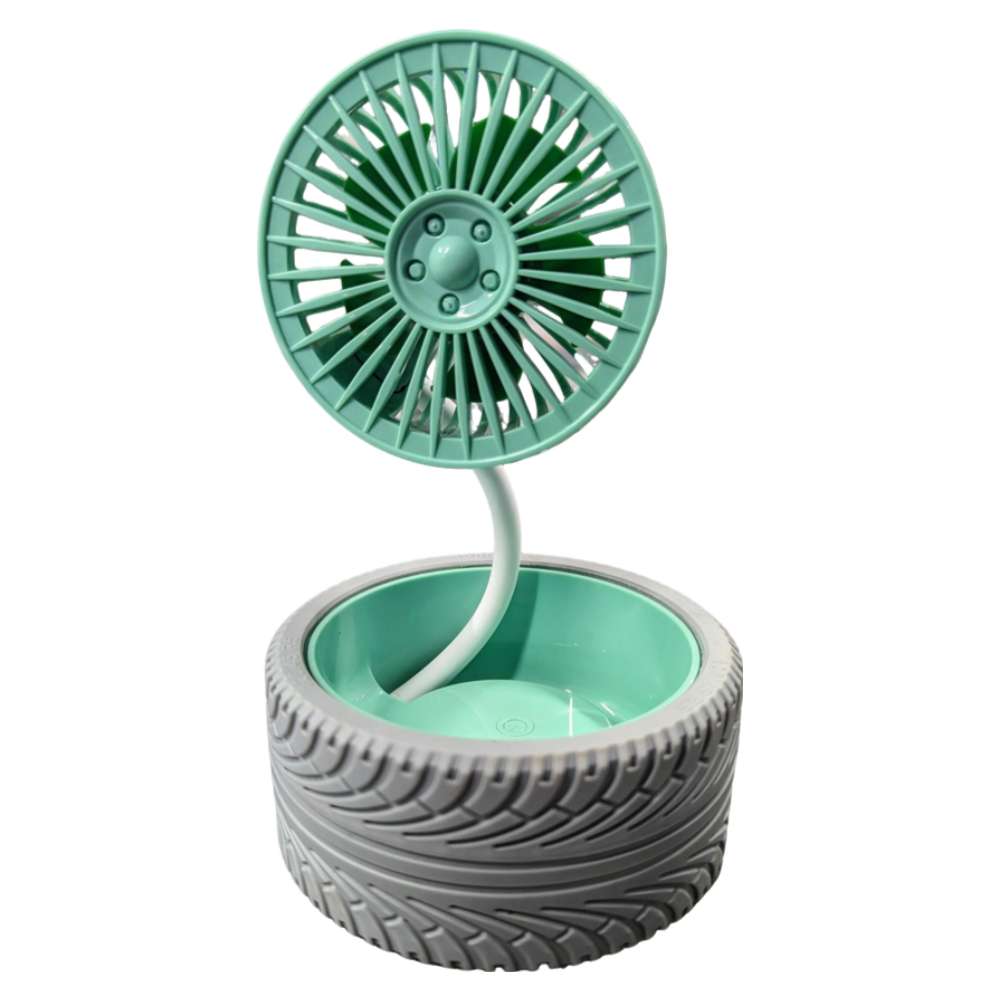 Mini Ventilador eléctrico Neumatico 9.5cm Recargable FS103 - Imagen 1