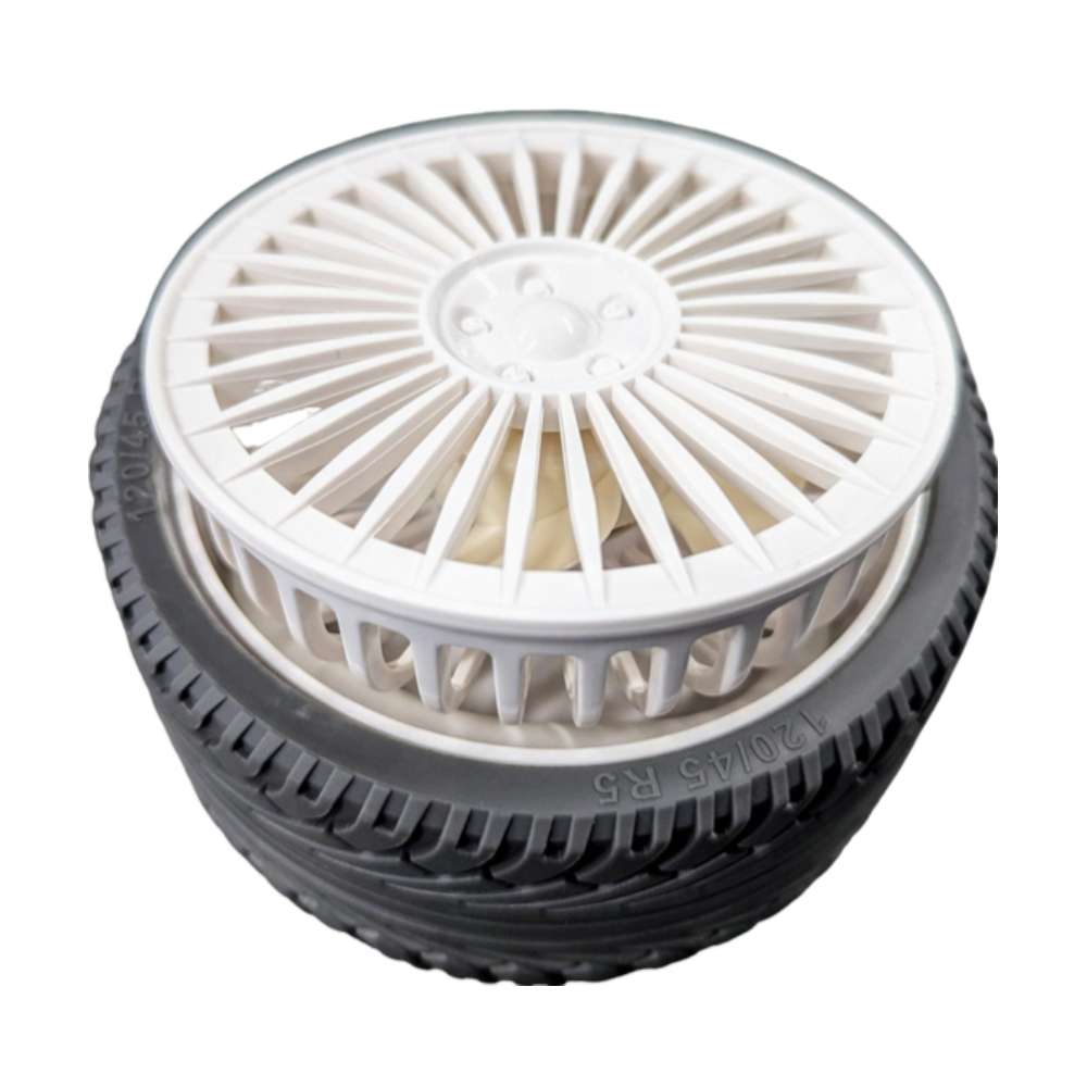 Mini Ventilador eléctrico Neumatico 9.5cm Recargable FS103 - Imagen 4
