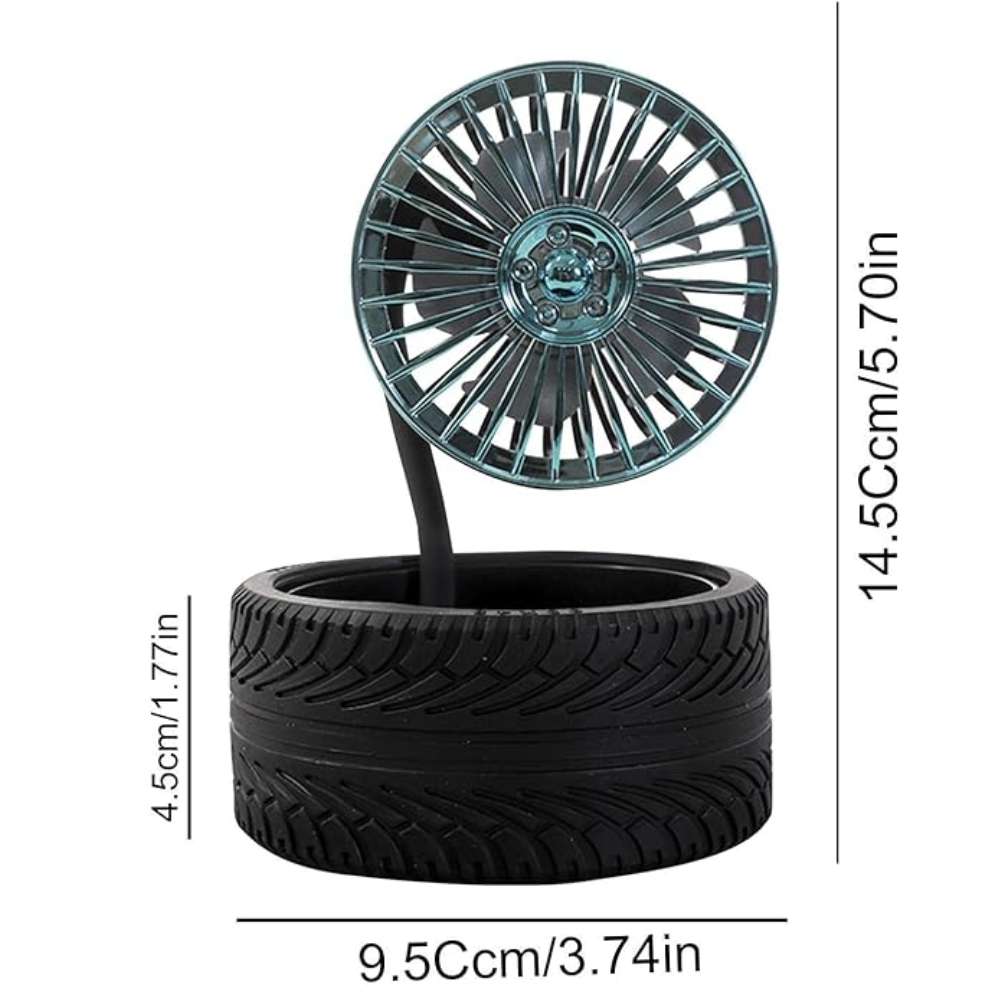 Mini Ventilador eléctrico Neumatico 9.5cm Recargable FS103 - Imagen 7