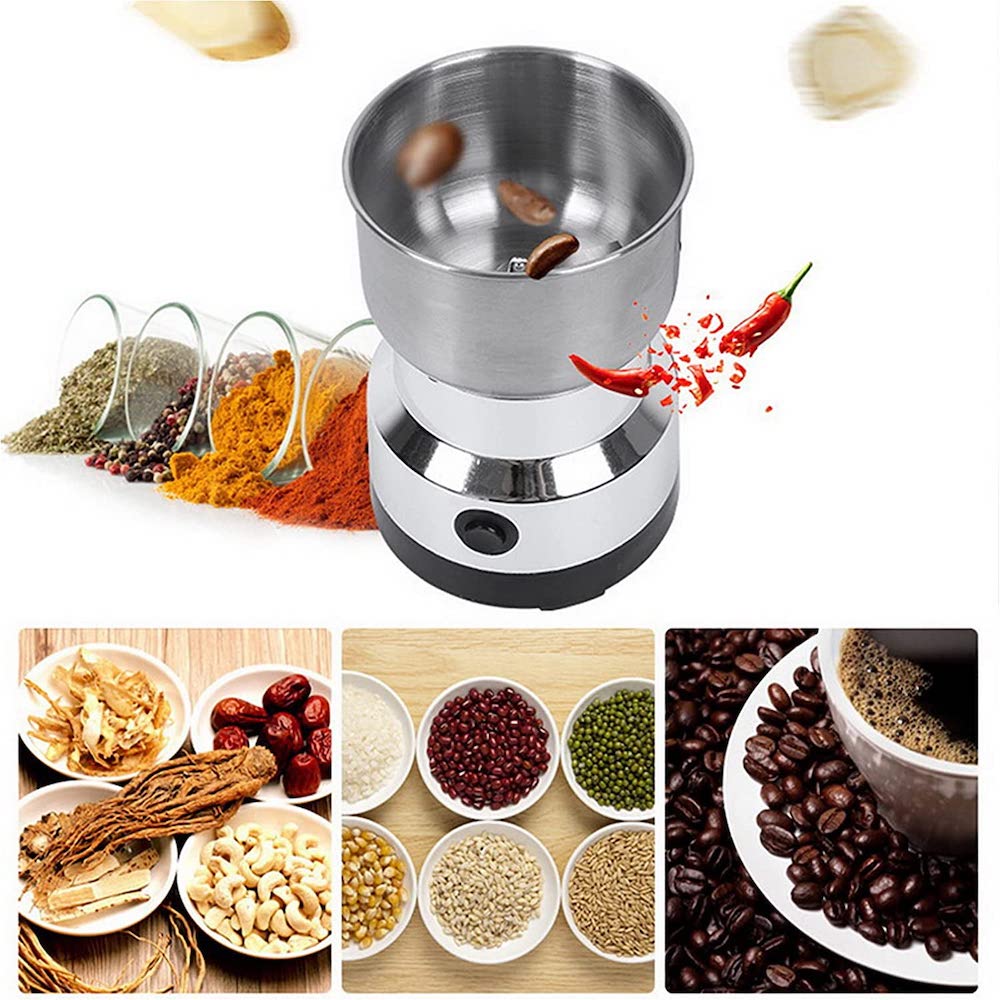 Molinillo de café y especias de acero inoxidable portatil 300ML COF-036 - Imagen 6