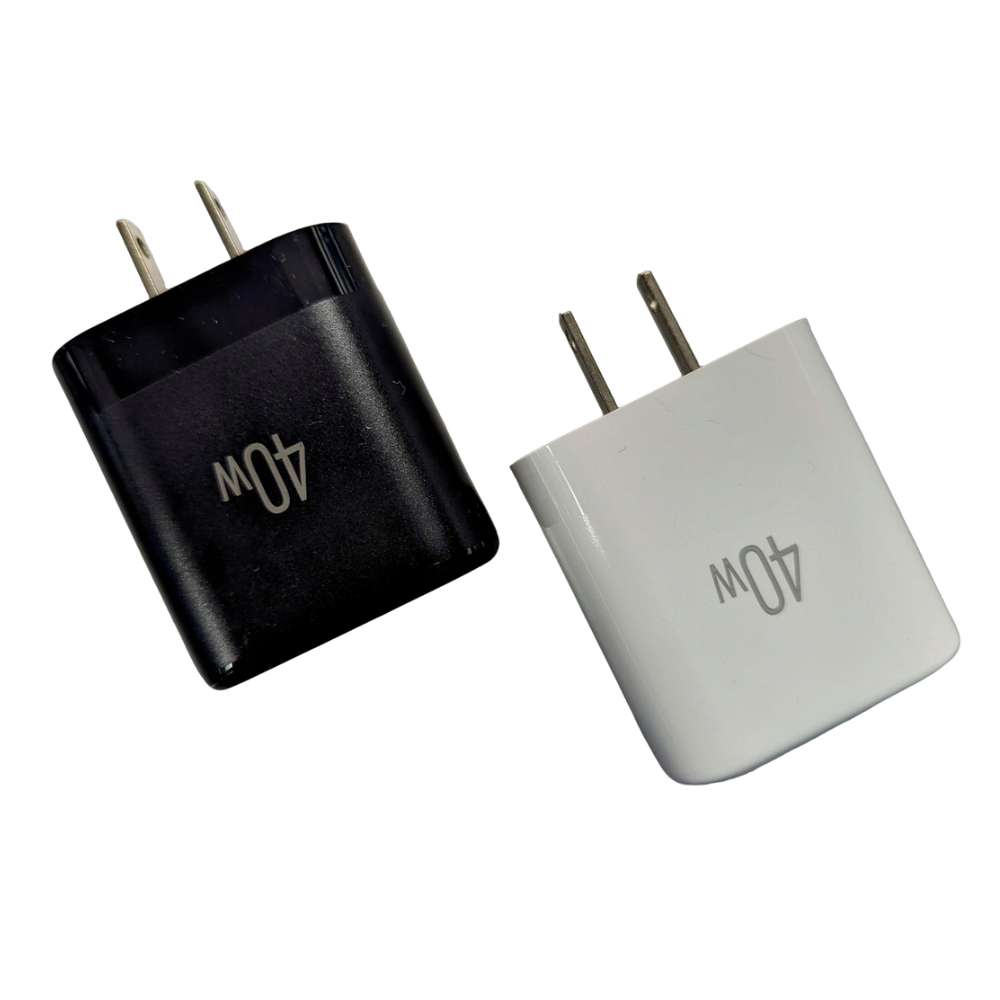 Cargador 40W Moreka AC110 2 puertos PD20W y QC 3.0 20W Cable tipo C - C 1M - Imagen 2