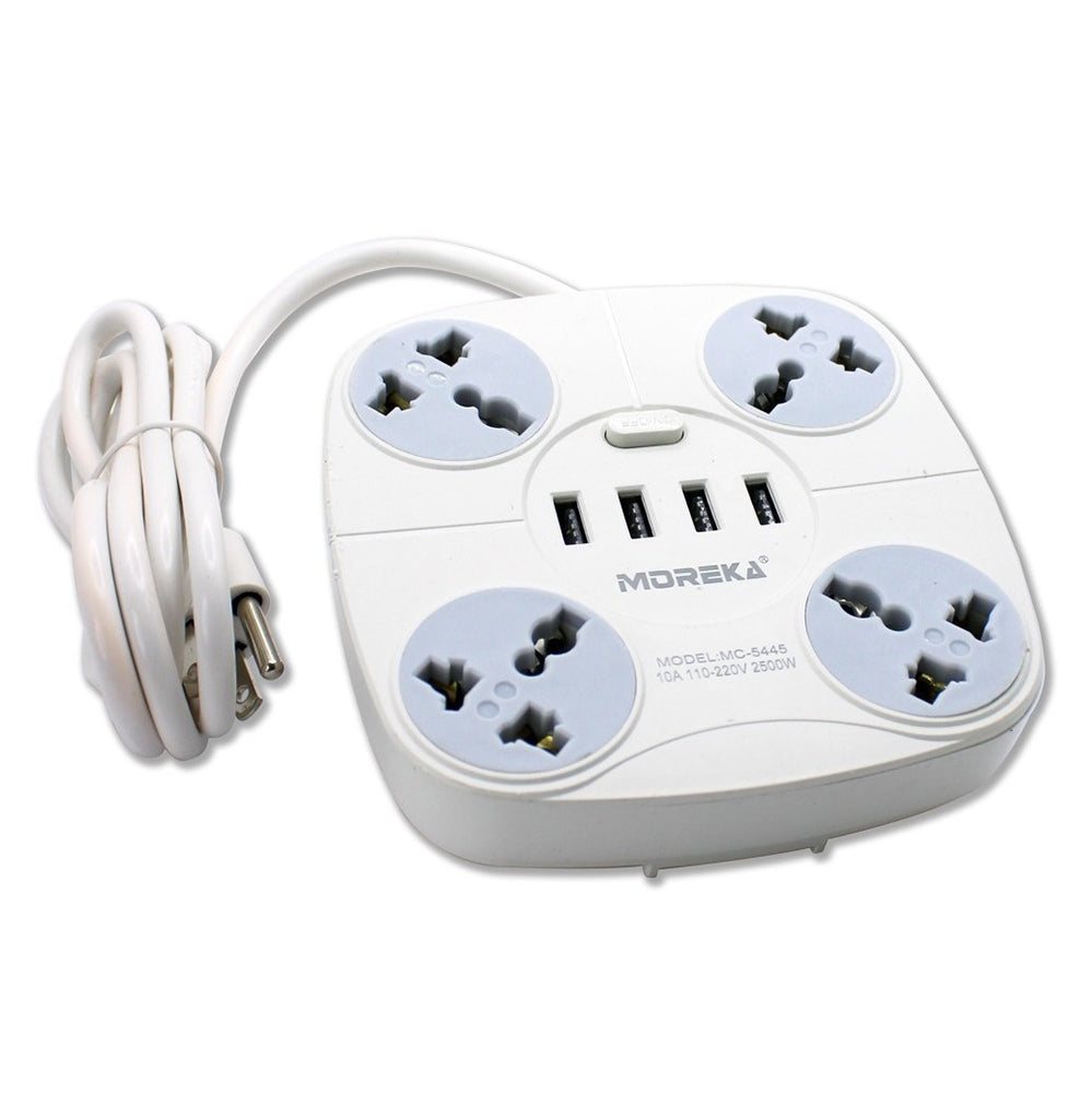 Multicontacto Circular 4 Conexiones 4 Puertos Usb Mc-5445 - Imagen 2