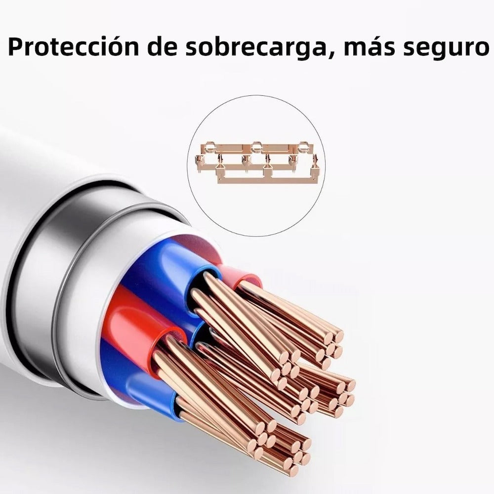 Multicontacto Circular 4 Conexiones 4 Puertos Usb Mc-5445 - Imagen 4