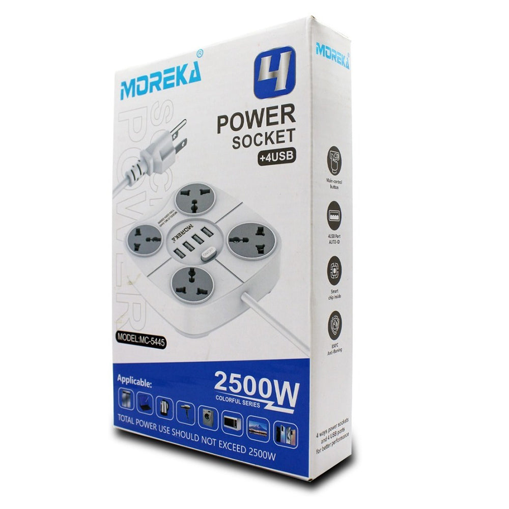 Multicontacto Circular 4 Conexiones 4 Puertos Usb Mc-5445 - Imagen 9