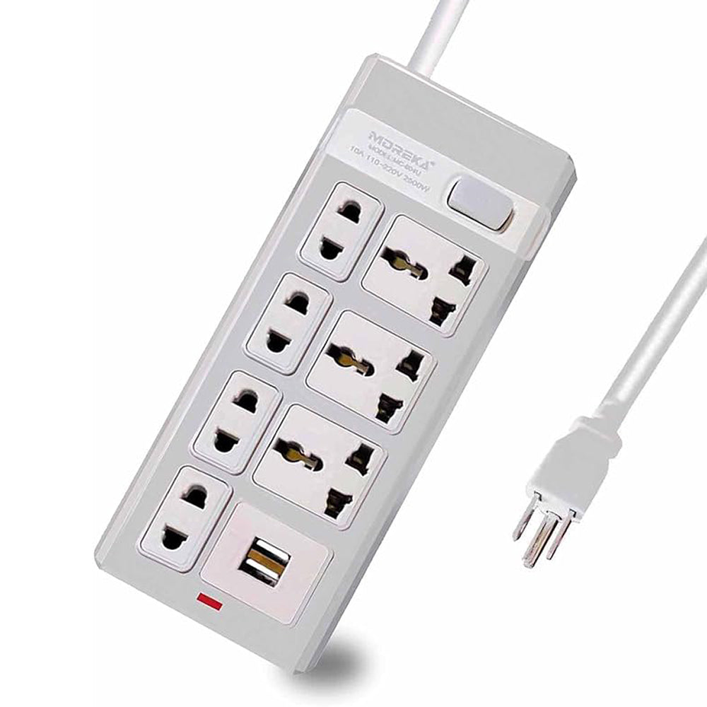 Multicontacto 7 Conexiones 2 Puertos Usb MC-004U - Imagen 1
