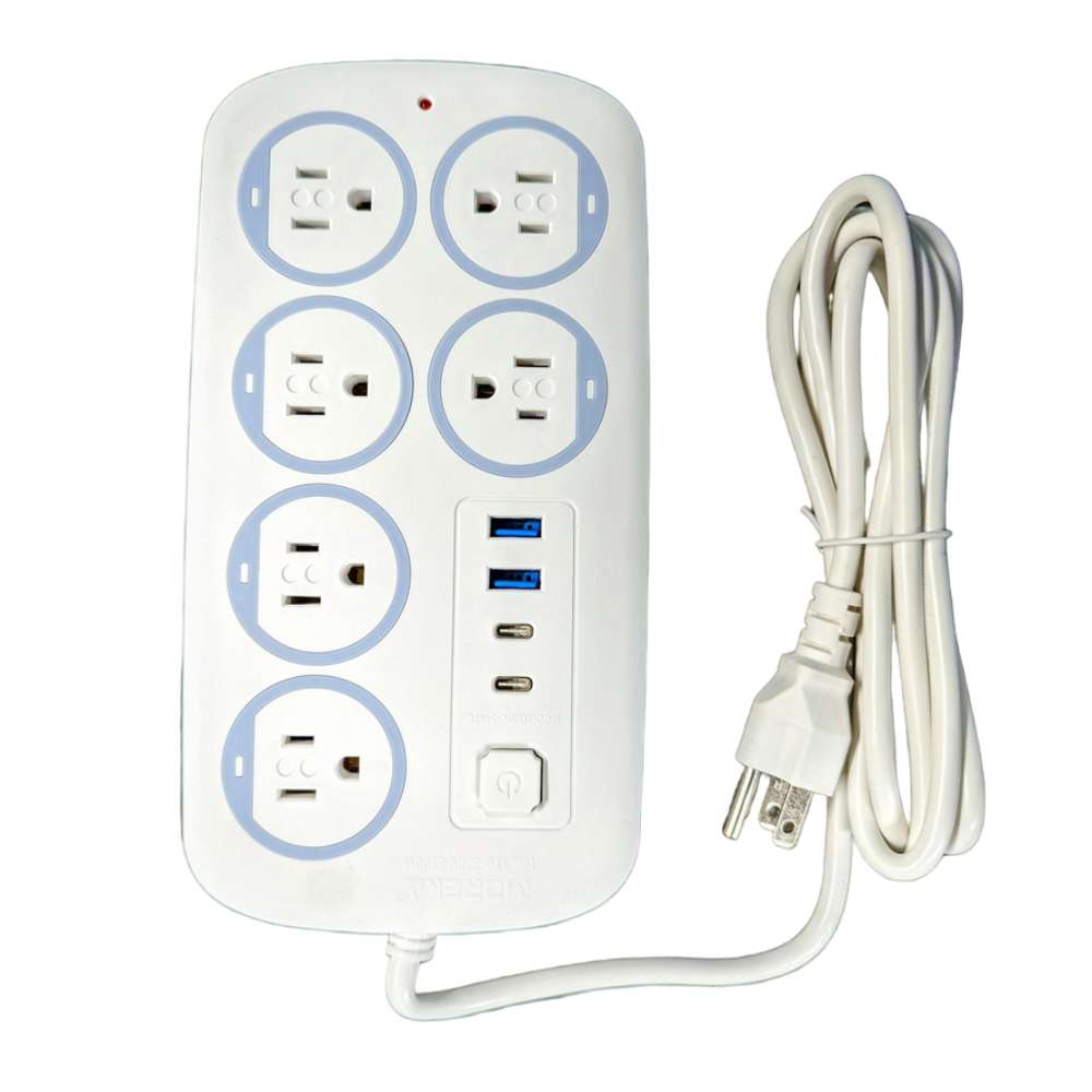 Multicontacto 6 Conexiones 2 Puertos Usb 2 Puertos C MC-5448C - Imagen 2