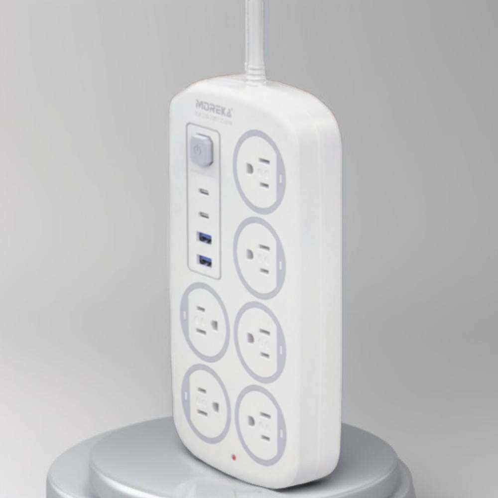 Multicontacto 6 Conexiones 2 Puertos Usb 2 Puertos C MC-5448C - Imagen 4