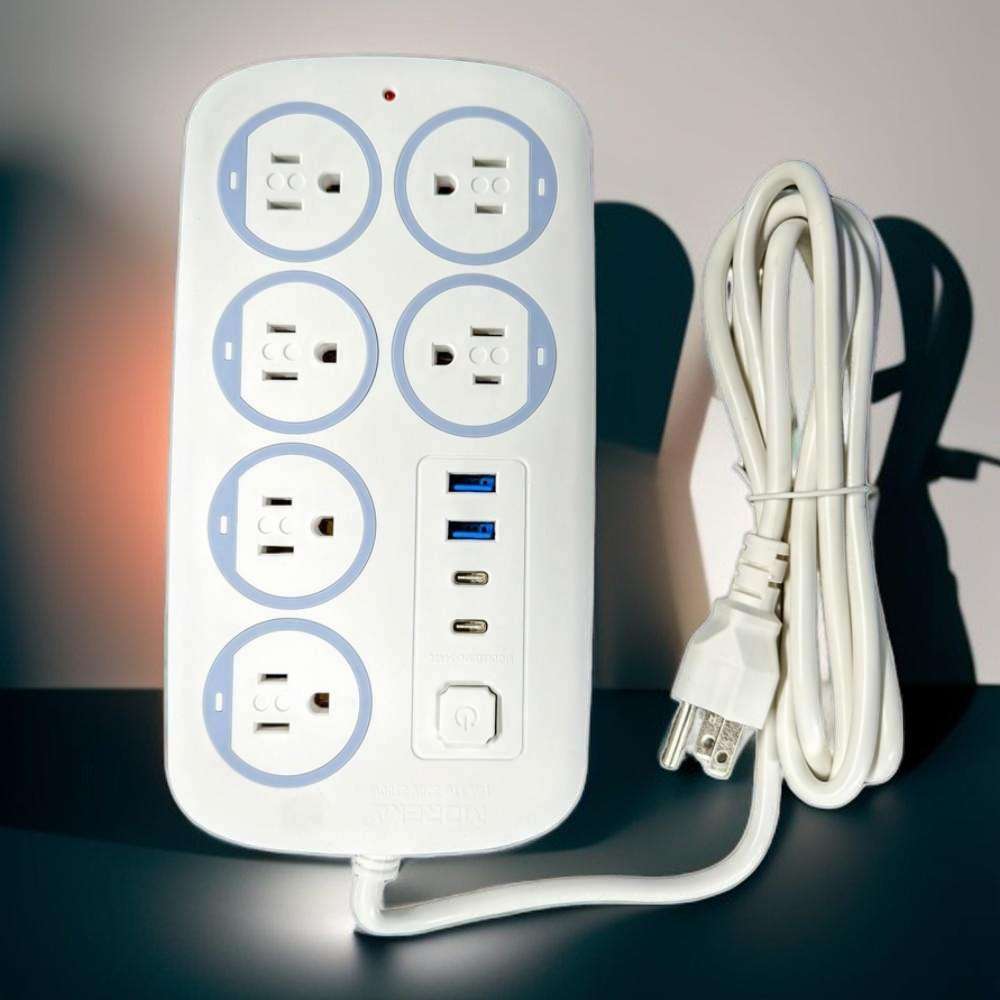 Multicontacto 6 Conexiones 2 Puertos Usb 2 Puertos C MC-5448C - Imagen 5