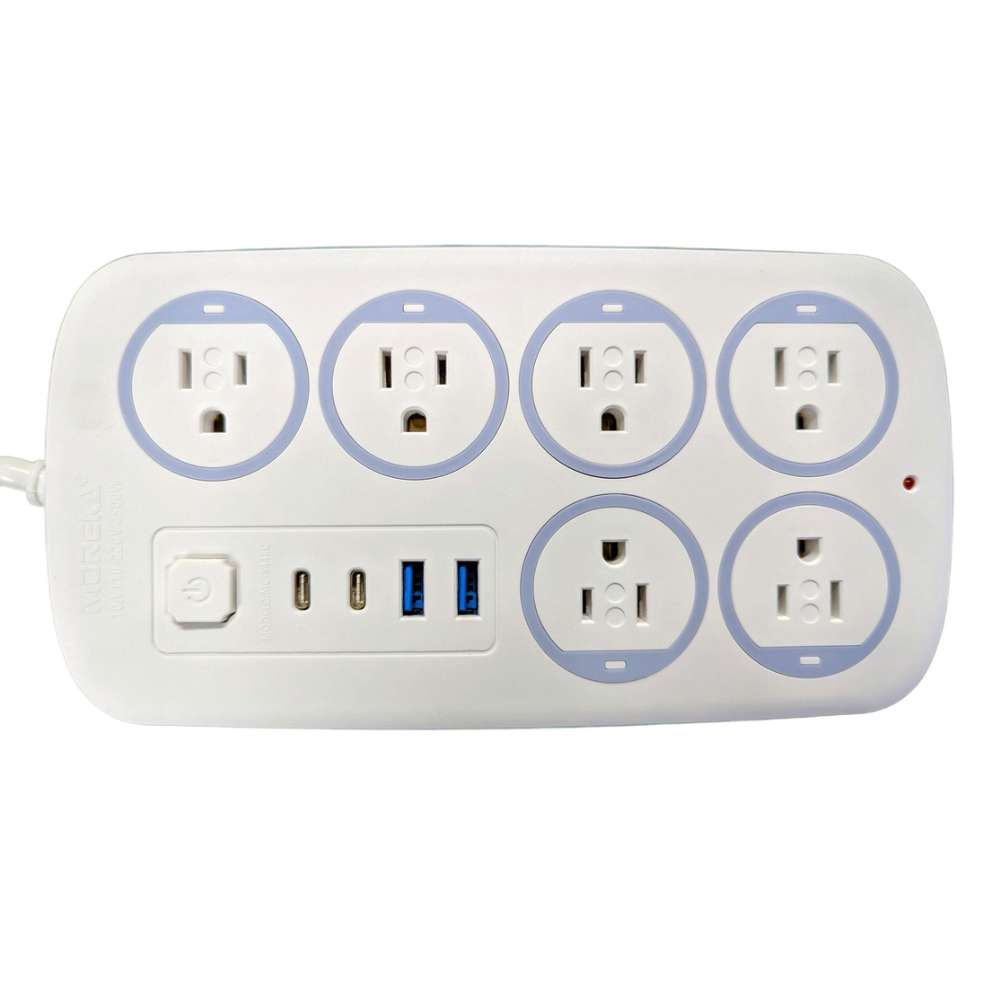 Multicontacto 6 Conexiones 2 Puertos Usb 2 Puertos C MC-5448C - Imagen 7
