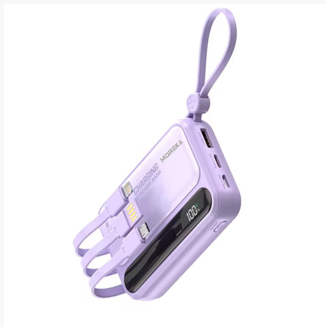 Power Bank Moreka K073 10000 mAh 37W 2 entredas 4 salidas - Imagen 1
