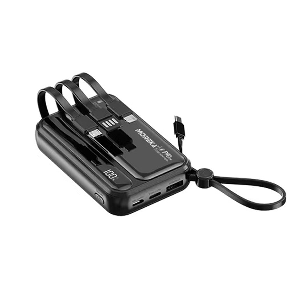 Power Bank Moreka K073 10000 mAh 37W 2 entredas 4 salidas - Imagen 2